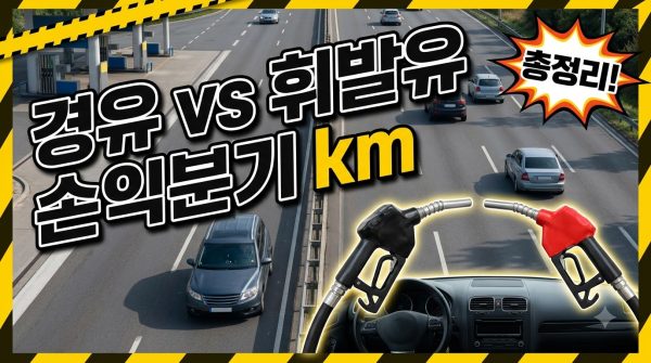 경유차 휘발유차 비교 — 몇 km부터 이득인가