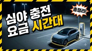 심야 충전이 저렴한 이유 — 전기요금 시간대의 비밀