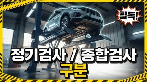 정기검사와 종합검사, 뭐가 다를까? 내 차 검사 종류 판별법