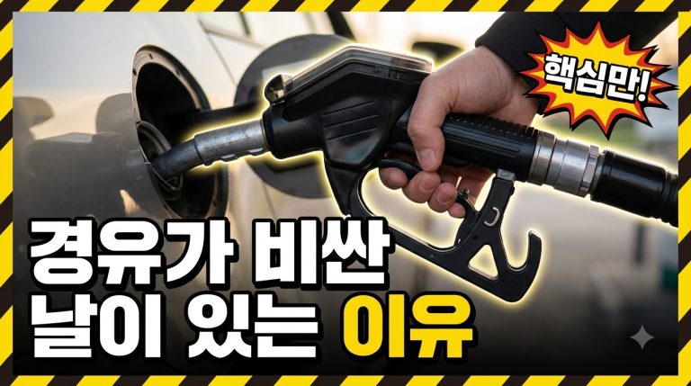 경유가 휘발유보다 비싸질 때가 있는 이유