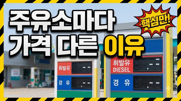 같은 동네인데 주유소마다 가격이 왜 다를까