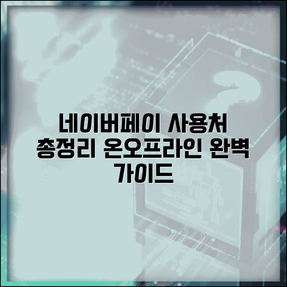네이버페이 사용처 온라인 오프라인 | 네이버페이 사용 가능 곳 완벽 가이드