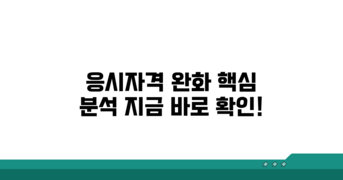 응시자격 완화 상세 분석