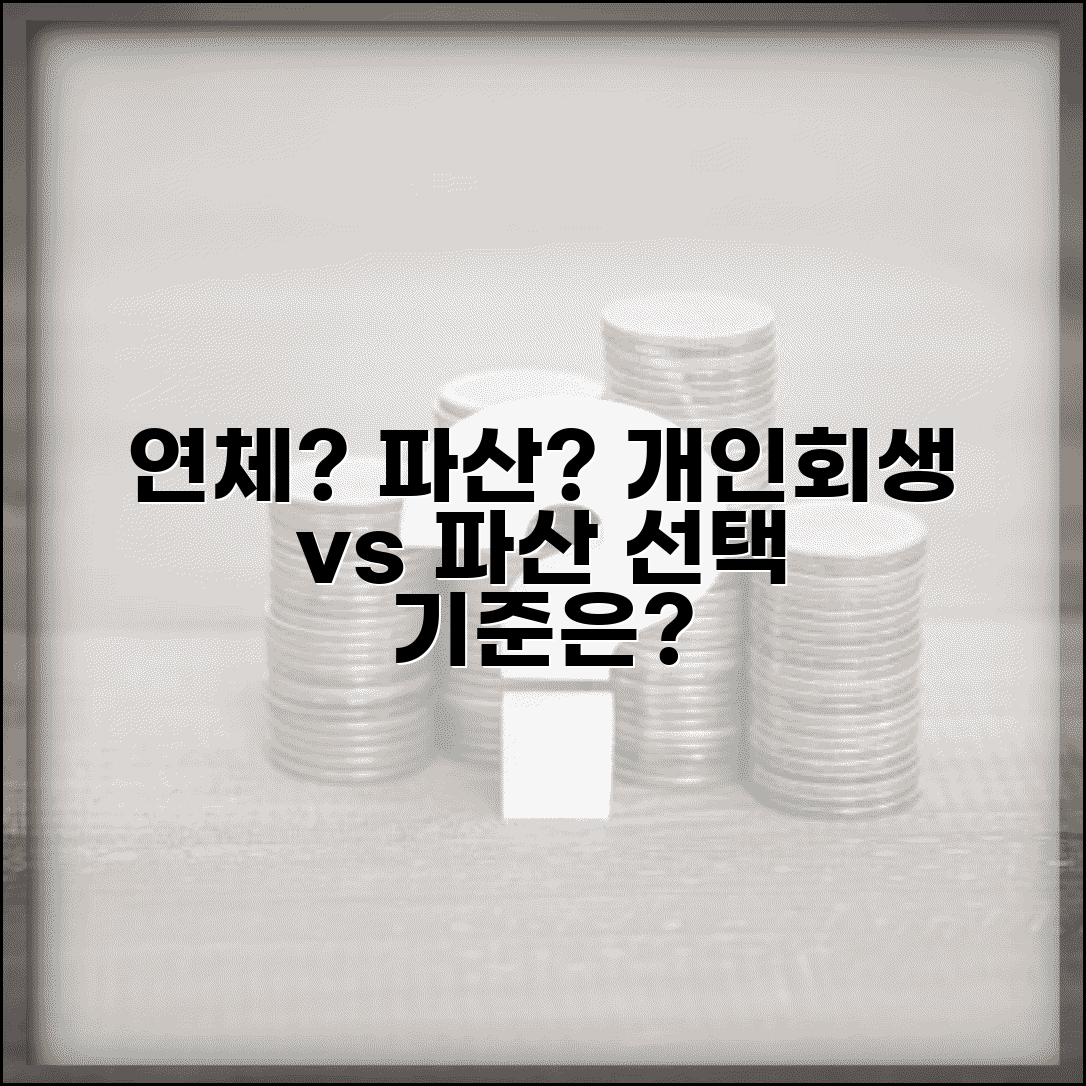 연체 많으면 파산해야 하나 | 다중 연체시 개인회생 vs 파산 선택 기준