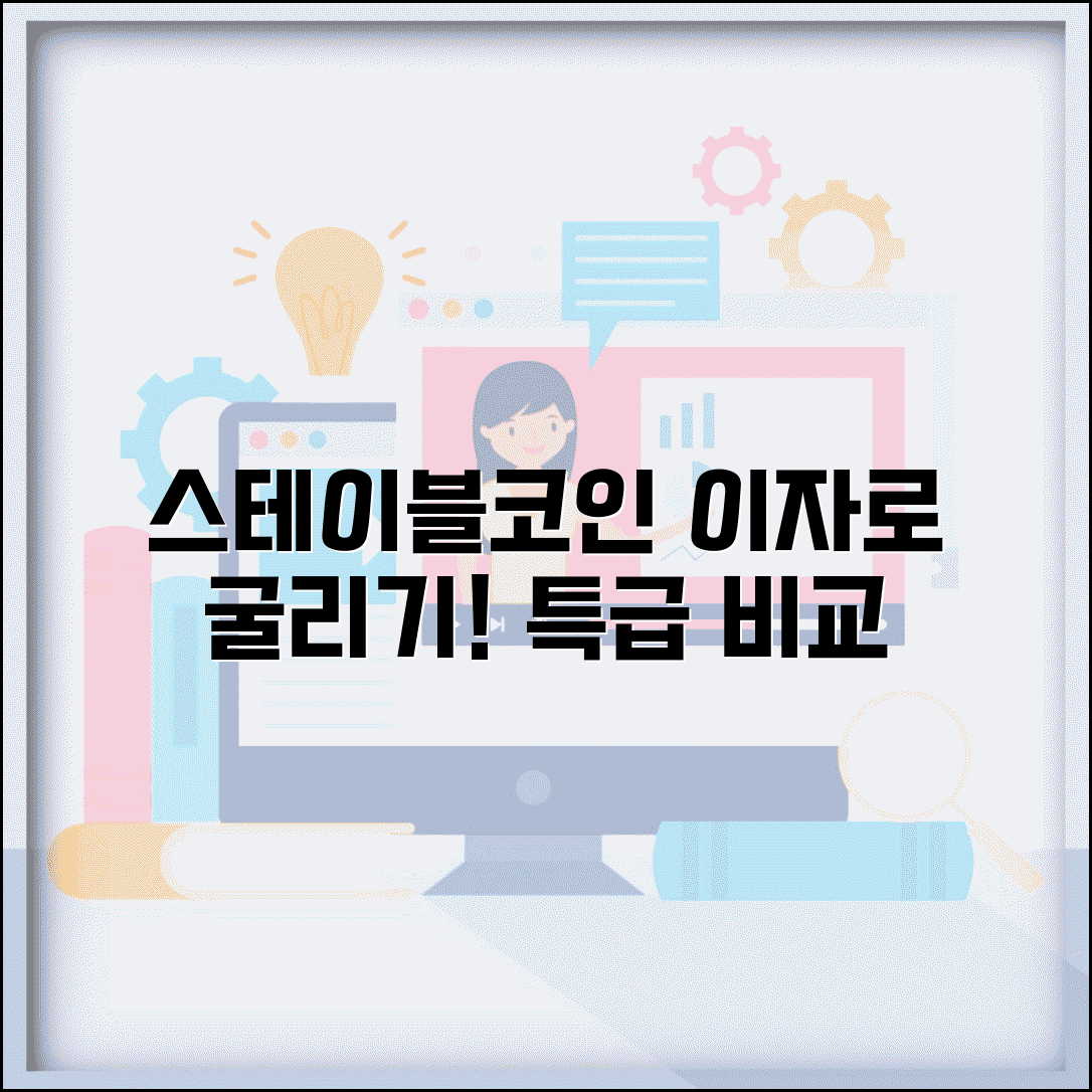 스테이블코인 스테이킹 | 예치 수익률 | 스테이킹 플랫폼 비교