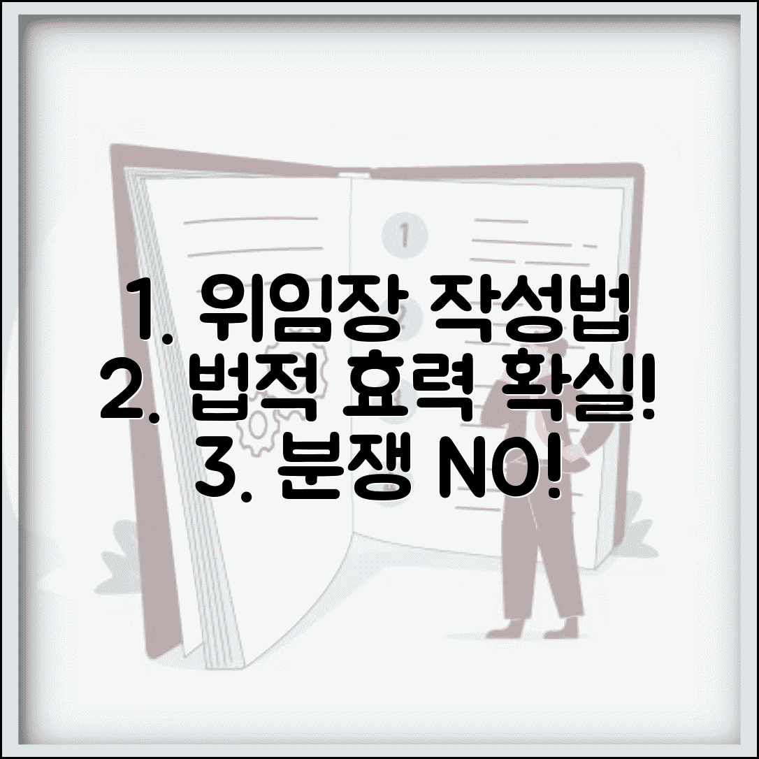 위임장 쓰는법 법적 효력 확실히 | 대리인 지정할 때 분쟁 없게 명확하게 작성하는 방법