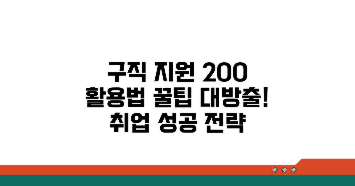 구직 활동 지원, 제도를 200% 활용하는 법