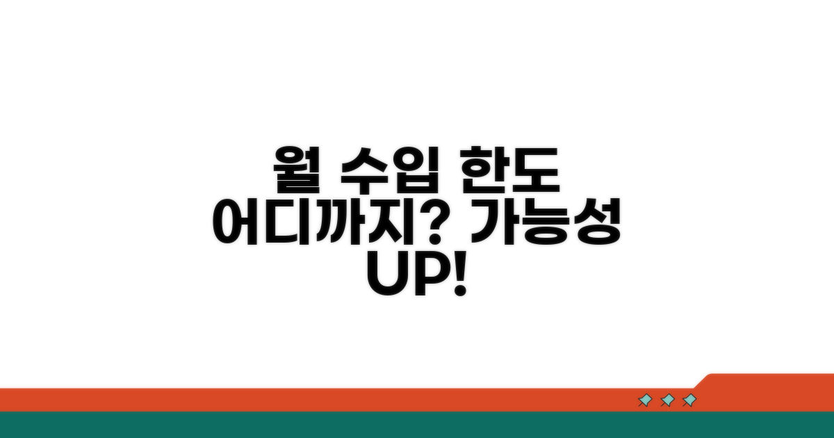 월 소득 기준, 얼마까지 가능할까?