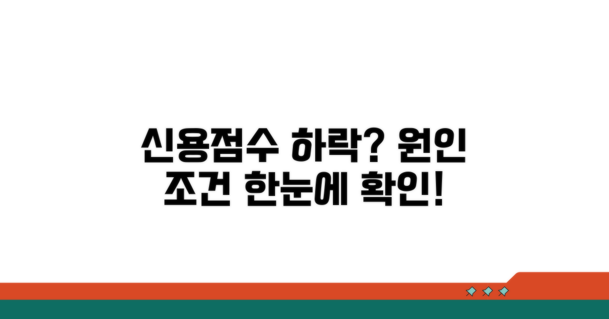 신용등급 하락 조건과 원인