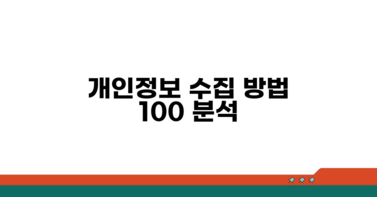 개인정보 수집 방법 완벽 분석