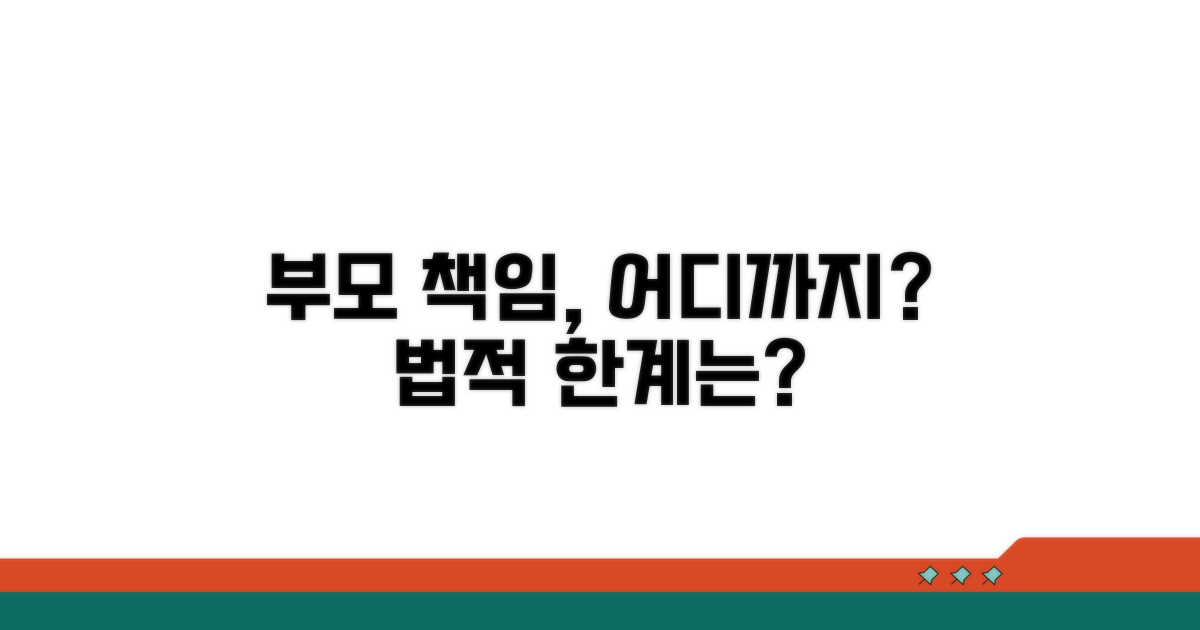 부모 책임, 어디까지 인정될까?