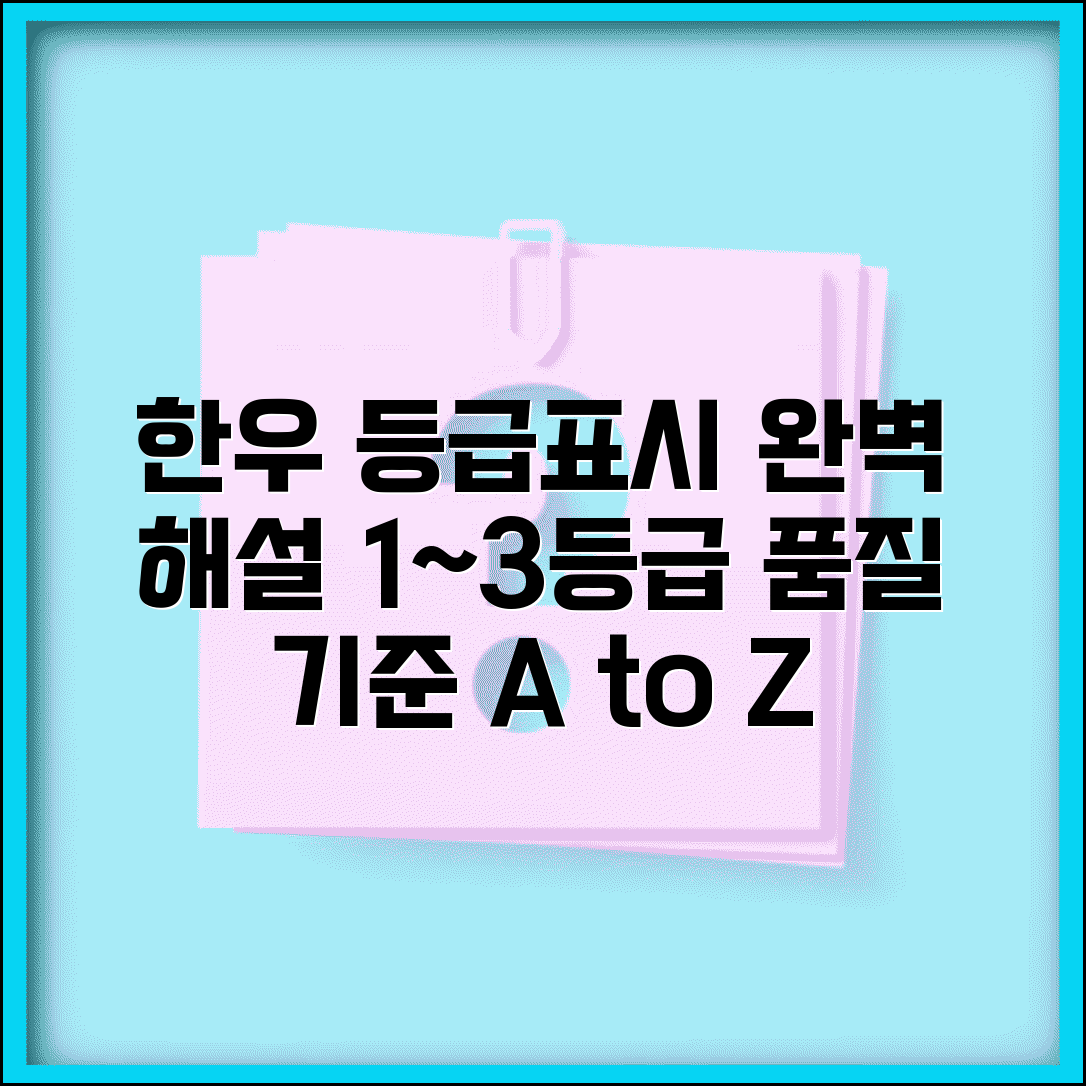 한우 등급표시 보는법 | 1++등급부터 3등급까지 품질 기준 완벽정리