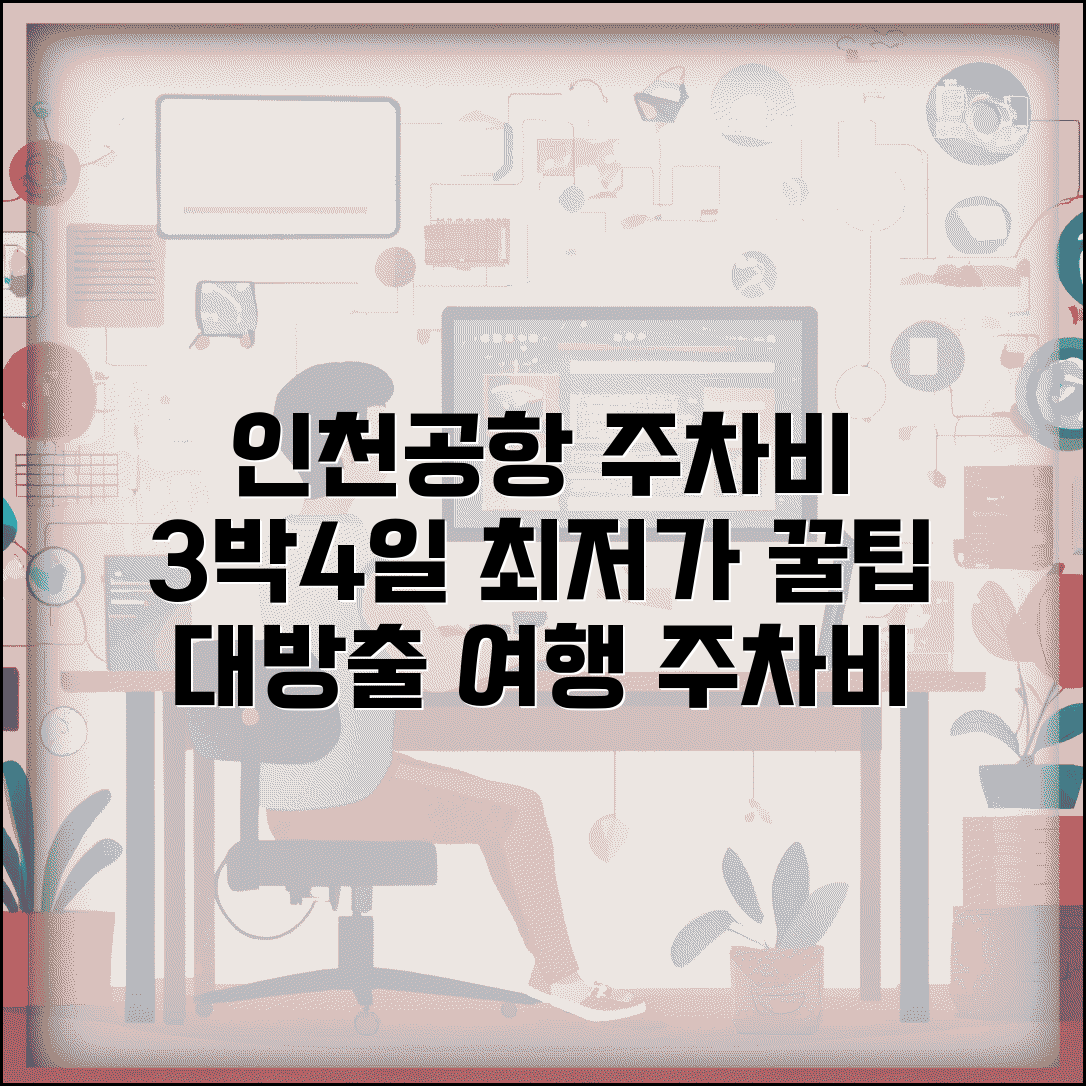 인천공항 주차요금 3박4일 비용 계산 | 단기 여행 주차비 절약 방법 총정리