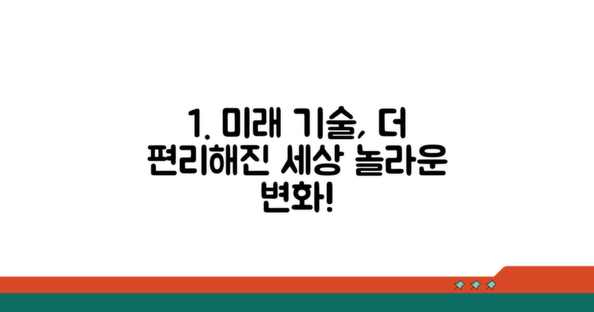 미래 활용, 더 편리해지는 세상