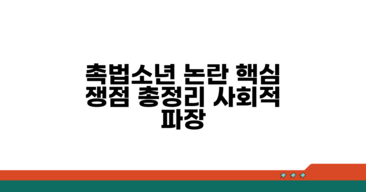 촉법소년 논란 핵심 정리