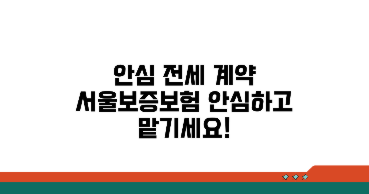 안심 전세 계약, 서울보증보험과 함께