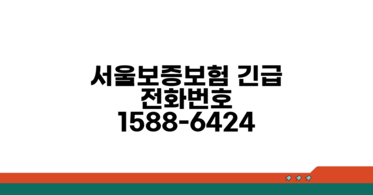 서울보증보험 전화번호 1588-6424