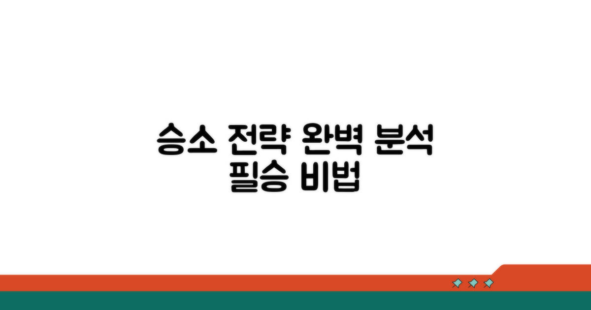 승소를 위한 추가 팁과 활용 전략