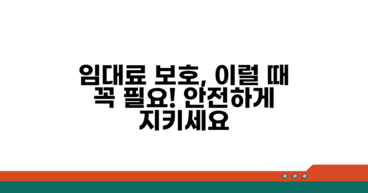 임대 대금 보호, 이럴 때 필요해요