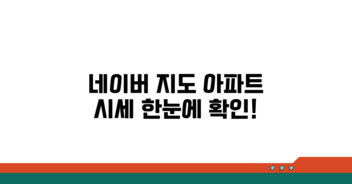 네이버지도로 아파트 시세 확인