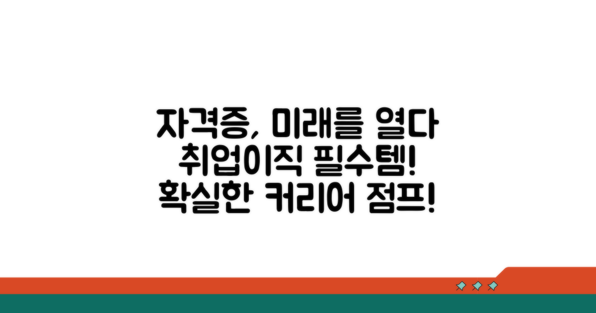 자격증 취득 후 전망과 활용