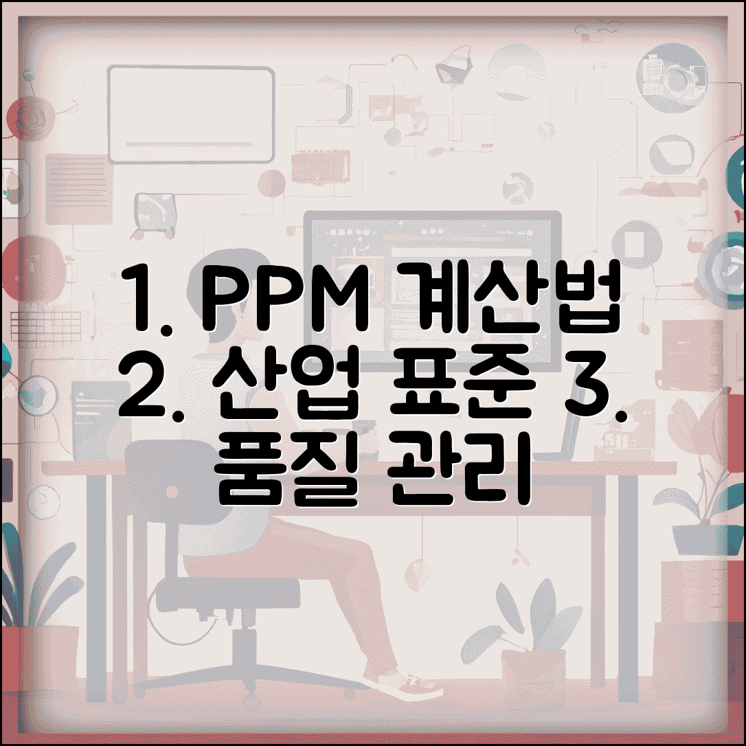 불량 ppm 계산법 단계별 설명 | 산업 표준 접근법 | 품질 관리 적용 사례