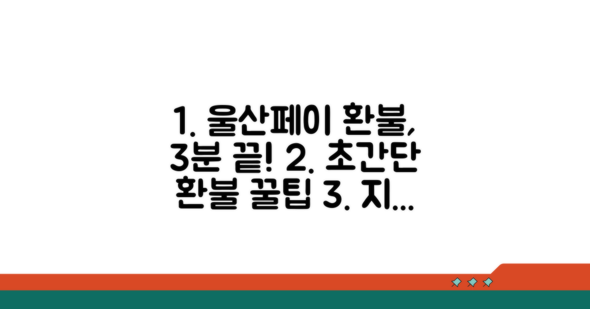 울산페이 환불 방법 완벽 정리