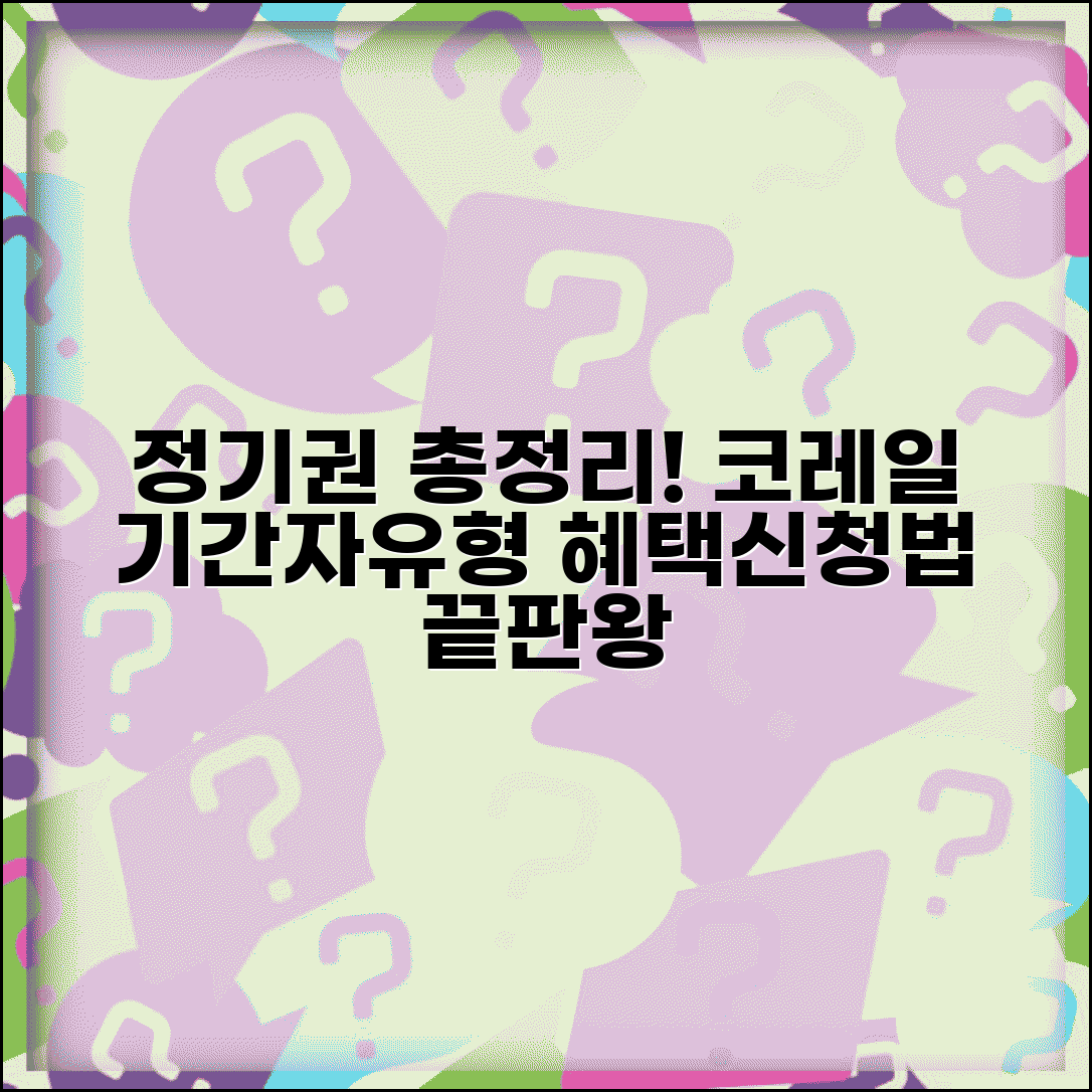 코레일 기간자유형 정기권 총정리 | 열차종별 혜택 및 신청 방법