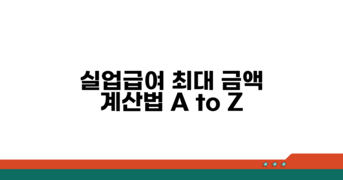 실업급여 수급액 계산 가이드