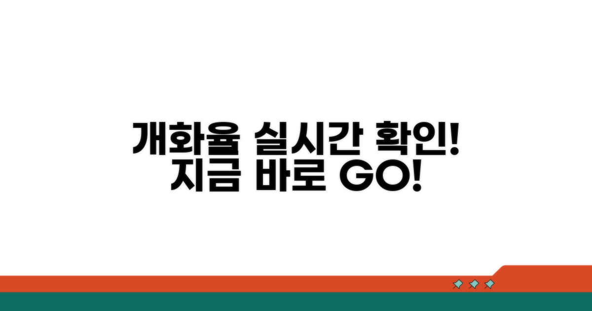 개화율 실시간 정보 확인