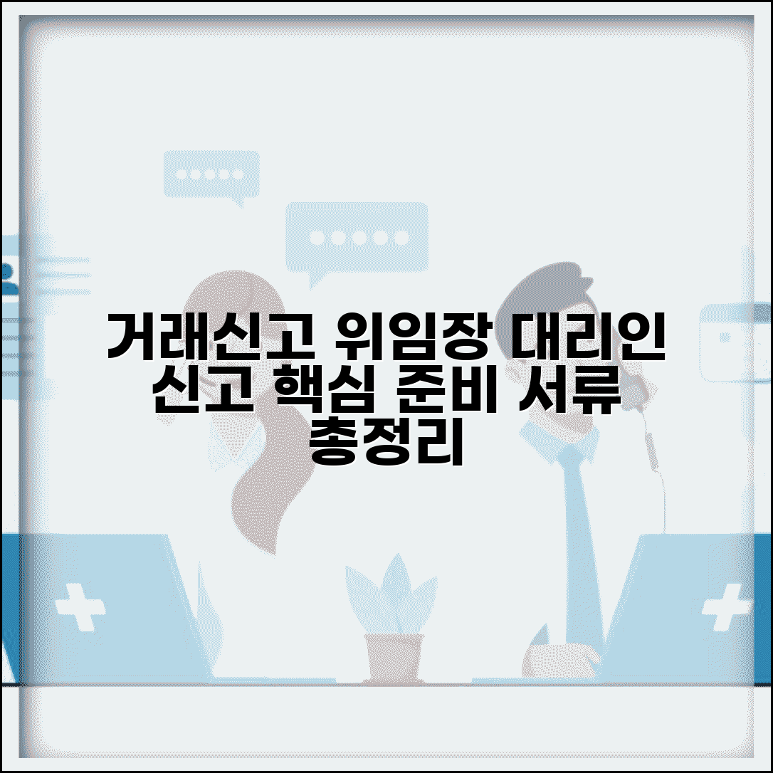 거래신고 위임장 작성 방법 | 대리인 신고 시 준비할 서류