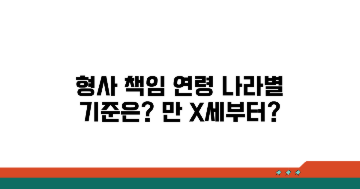 형사 책임 연령, 국가별 기준 살펴보기