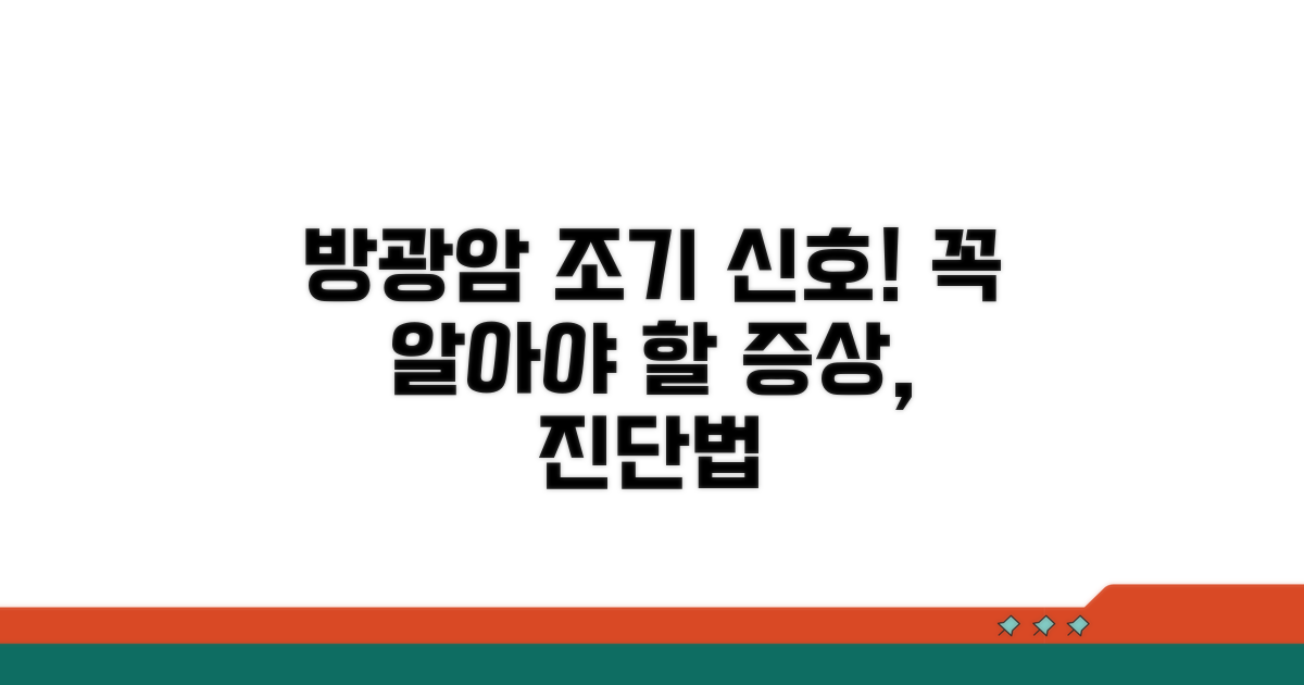 방광암 증상, 조기 발견과 진단 방법