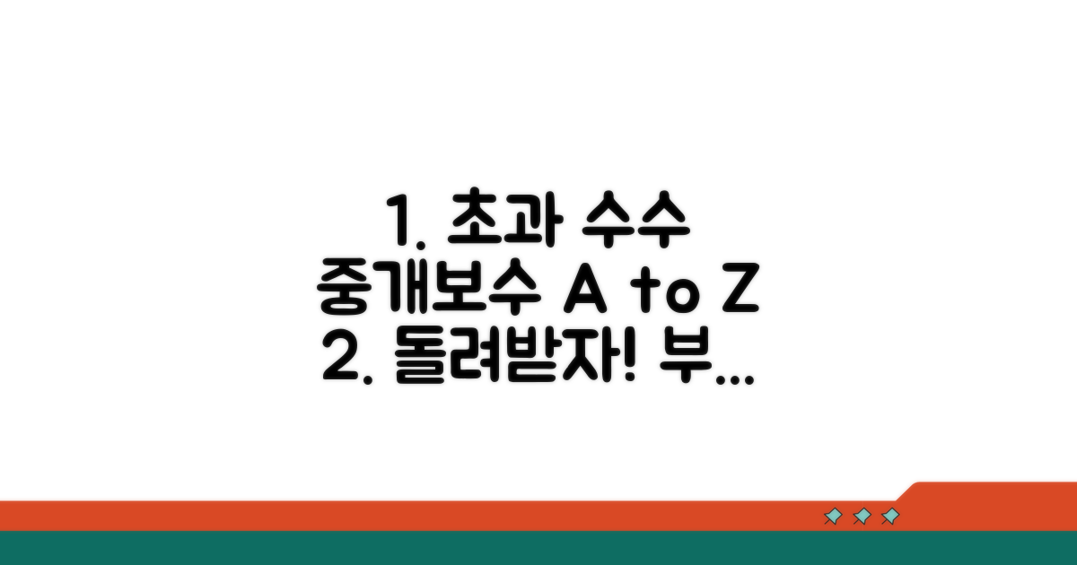 중개보수 초과 징수 시 대처법 A to Z