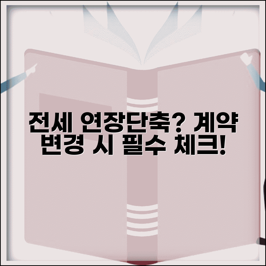 전세기간 연장 및 단축 가능성 | 임대차계약 기간변경 시 주의사항과 절차