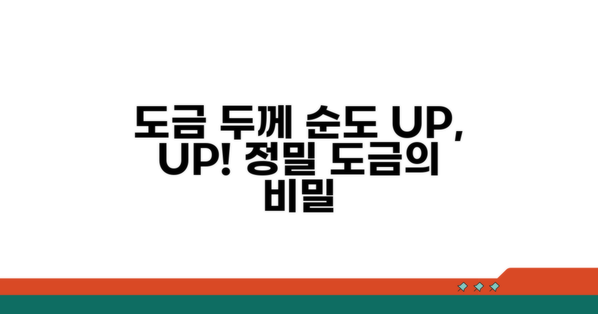 도금 두께, 순도에 미치는 영향