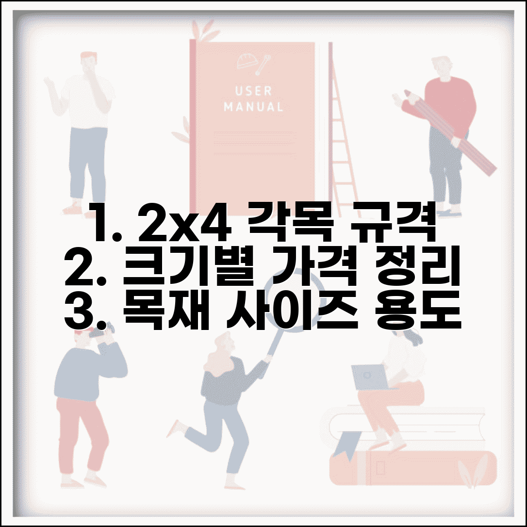 목재 각재 규격표 크기별 가격 | 2x4 각목 규격 사이즈 용도별 정리