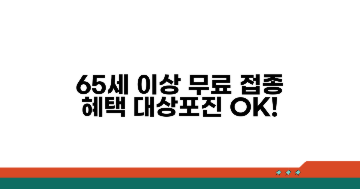 65세 이상 무료 대상포진 접종 혜택
