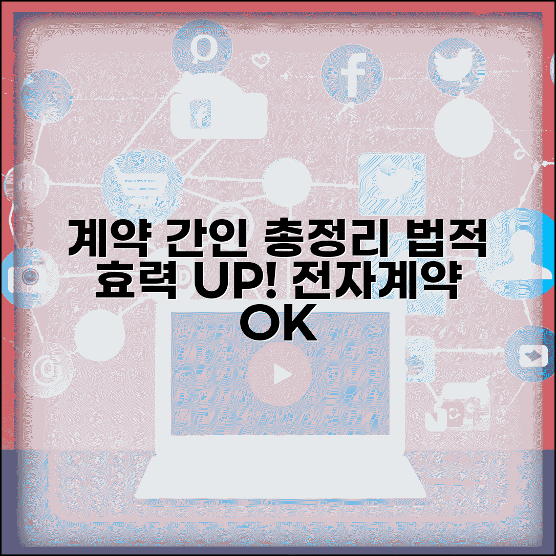 계약서 간인방법 총정리 | 법적 효력 높이는 방법 | 전자계약 시 대체 방안