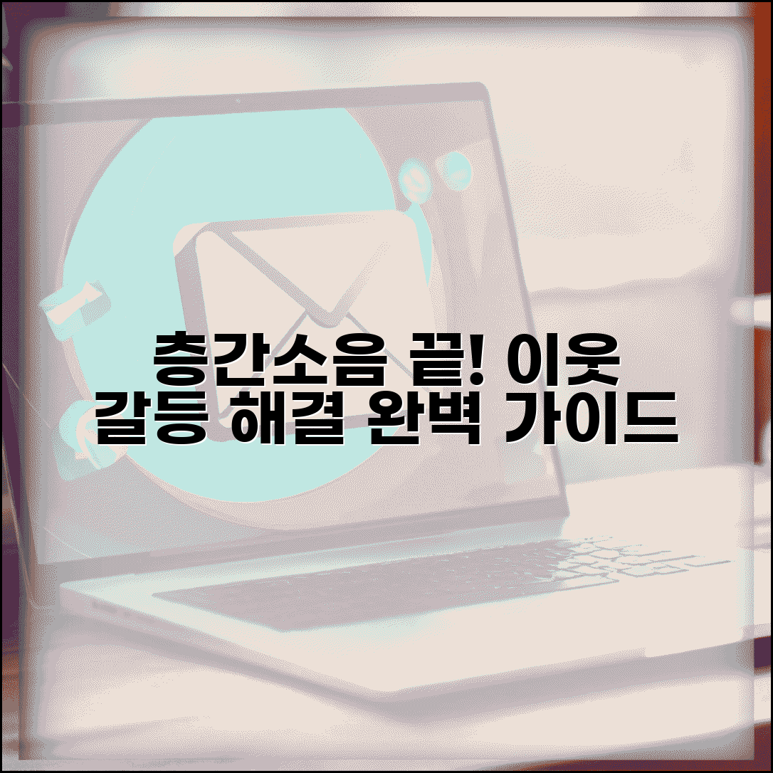 아파트 거주자 층간소음 방지 이웃 갈등 해결 완벽 가이드 총정리
