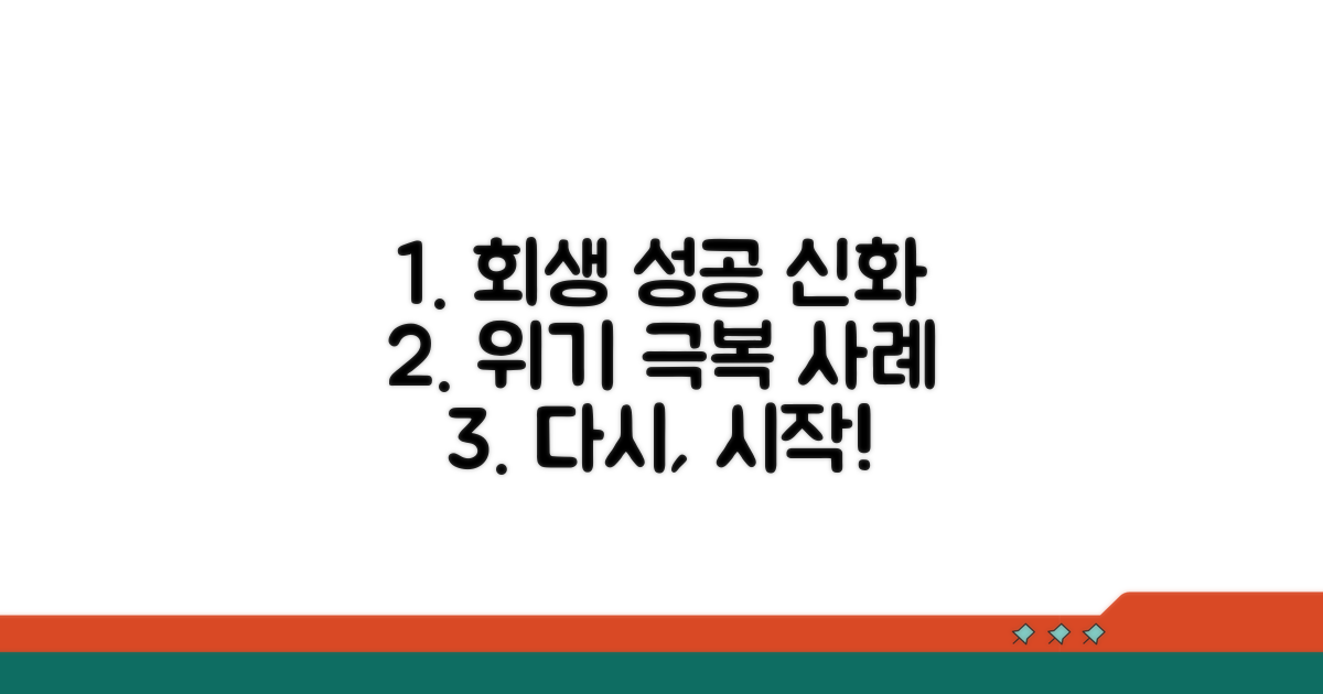 성공적인 회생 사례 모음