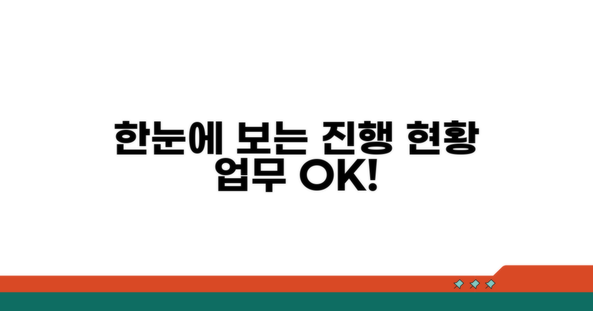 진행 상황 한눈에 확인하기