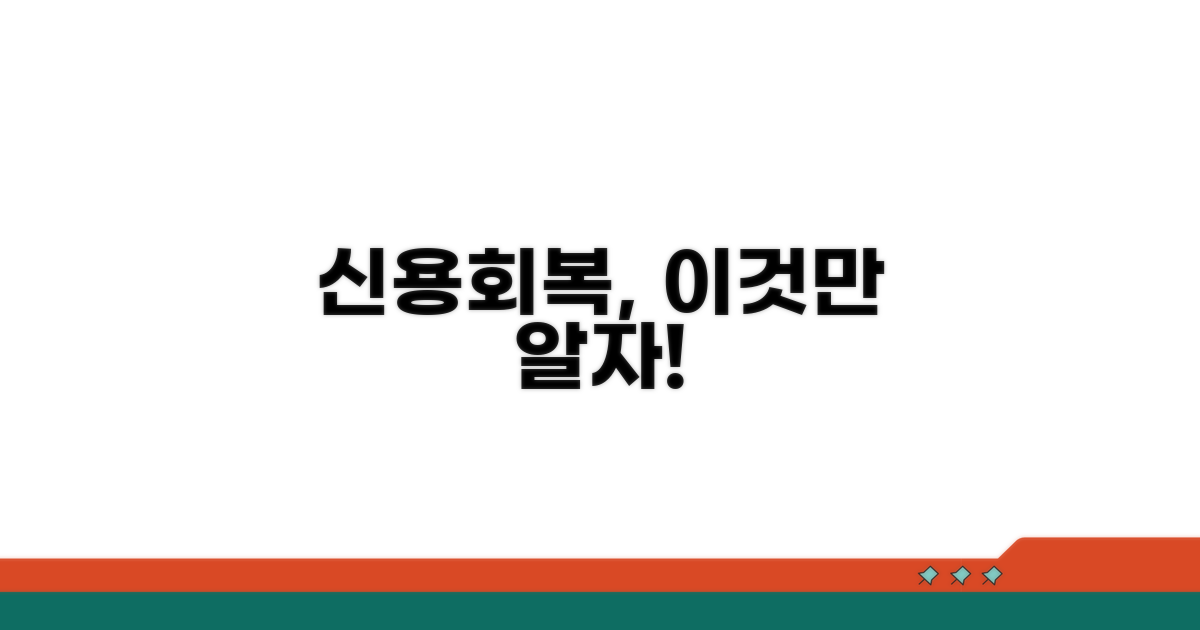 신용회복, 무엇을 알아야 할까?