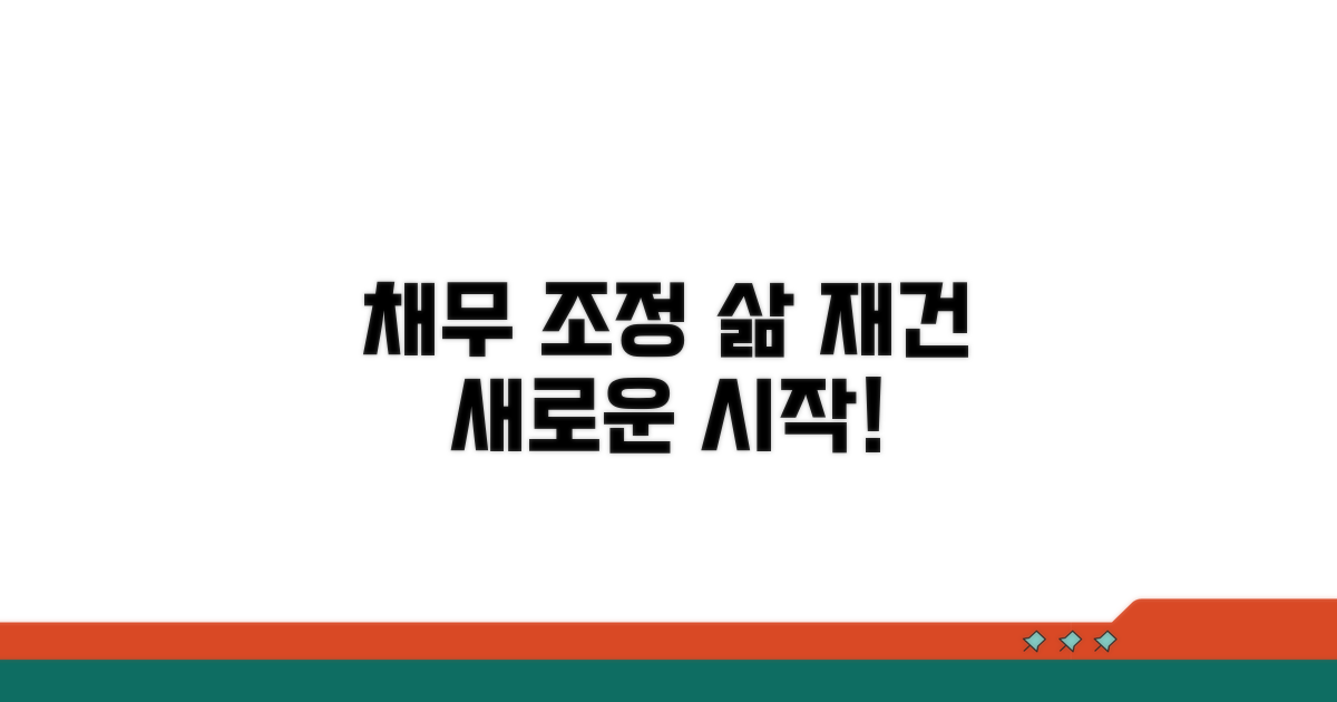 채무 조정을 통한 삶의 재건