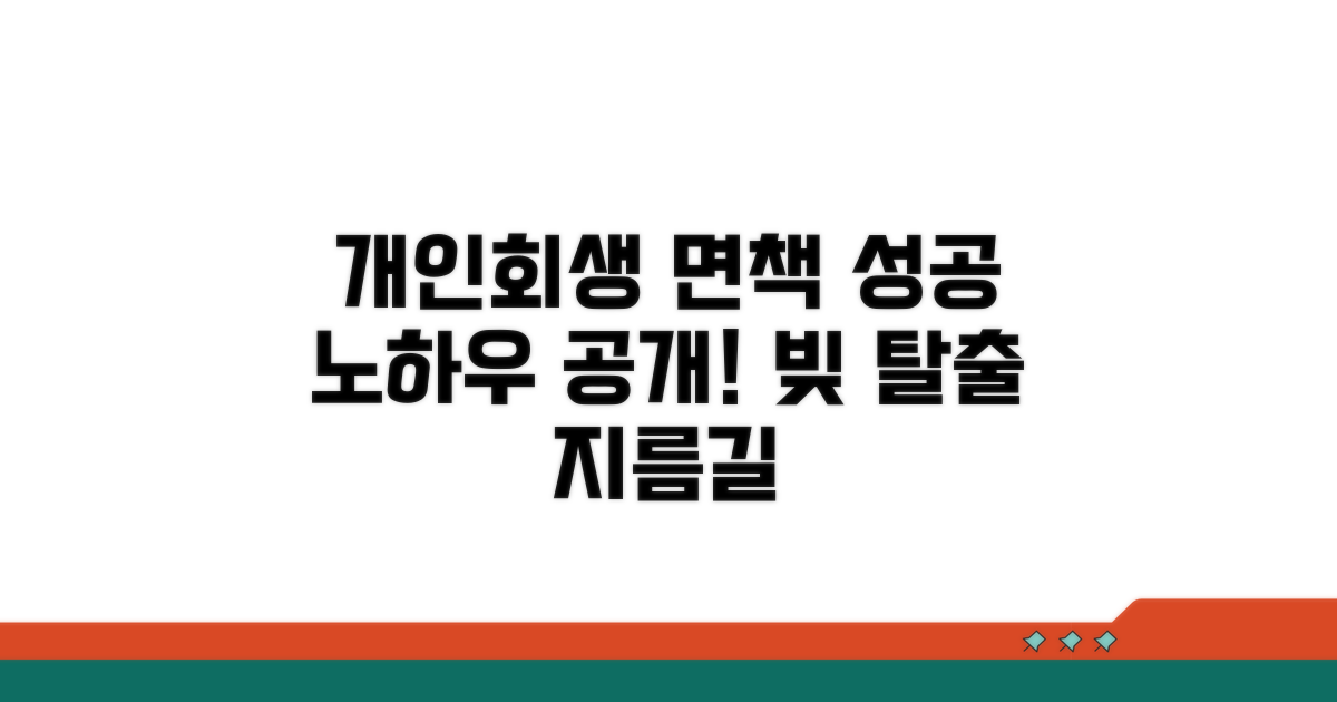개인회생 성공적인 면책 노하우