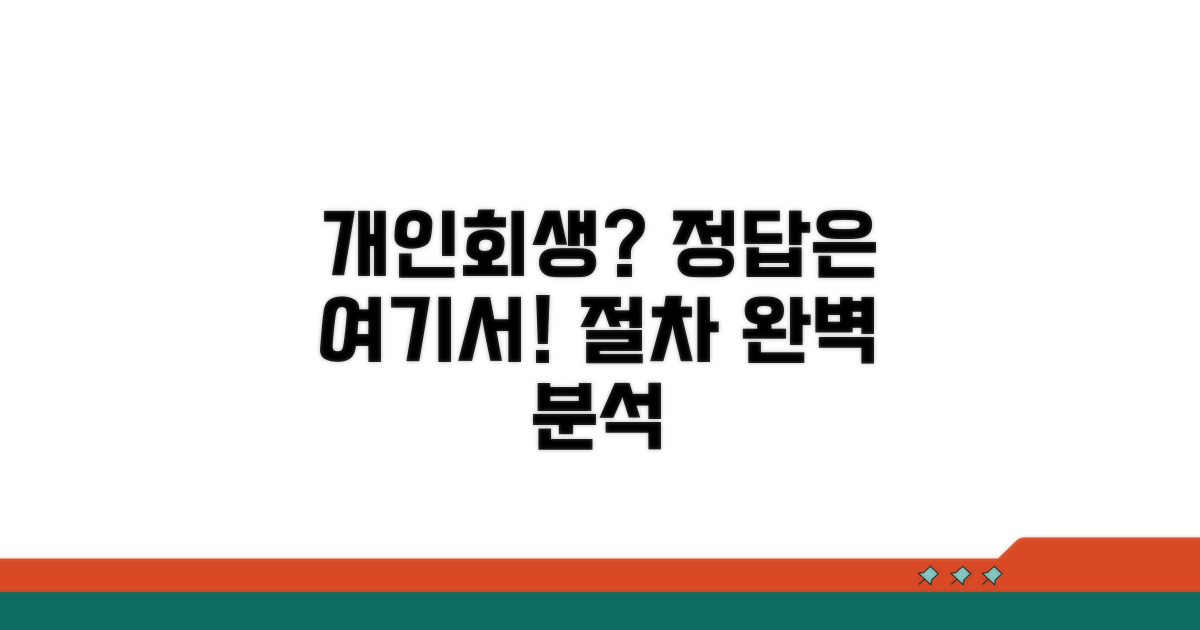 개인회생 절차 기본 안내