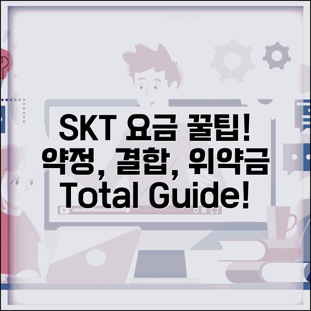 SKT 통신요금 | SKT 약정 할인, 결합상품, 위약금 조회 총정리