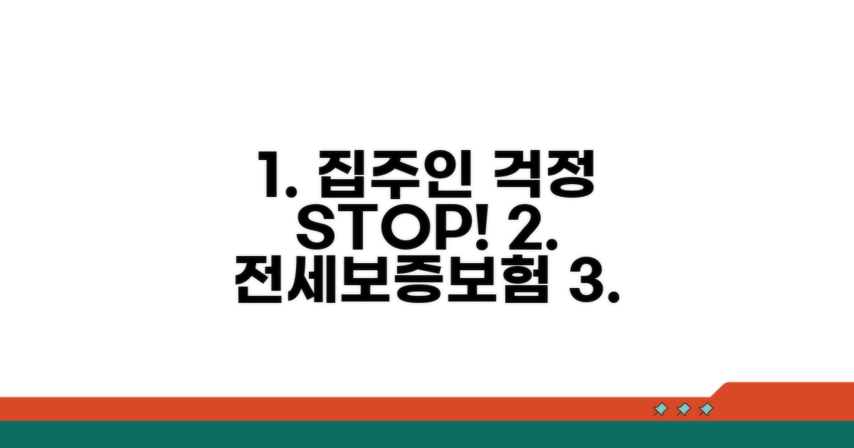 집주인 걱정 끝! 전세보증보험 100% 활용법