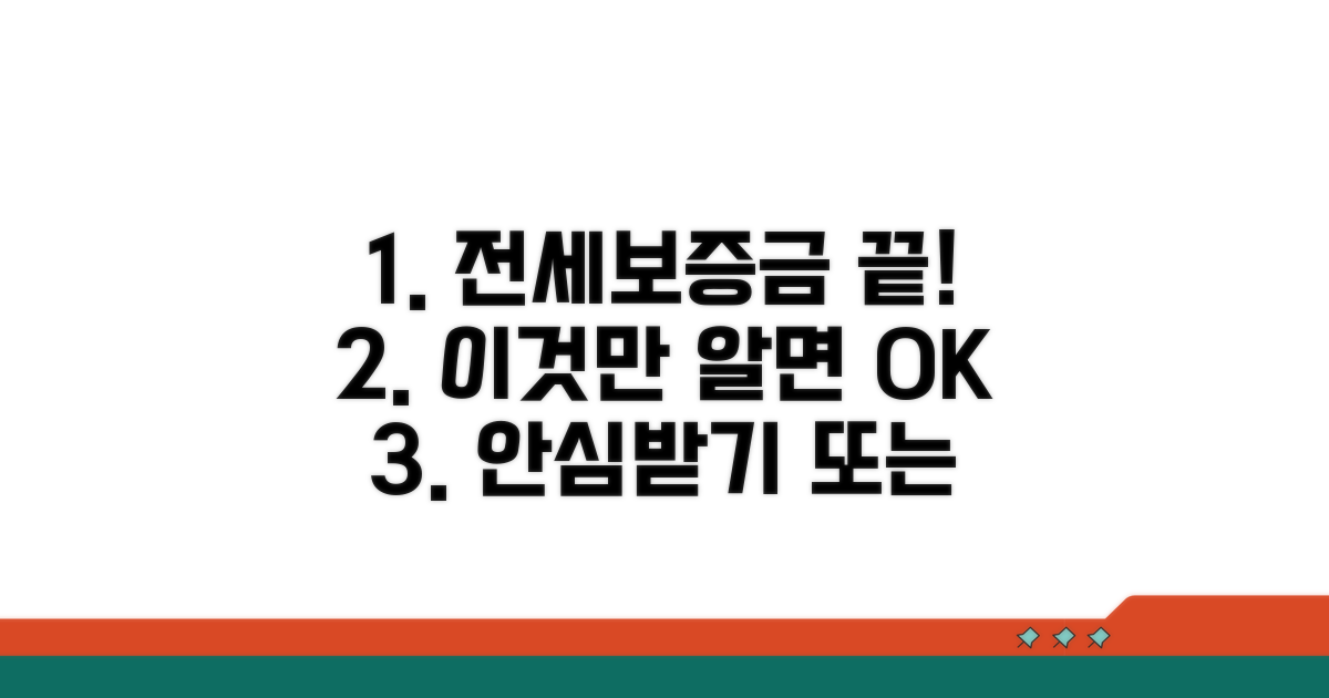 전세보증금반환보증, 이것만 알면 끝!