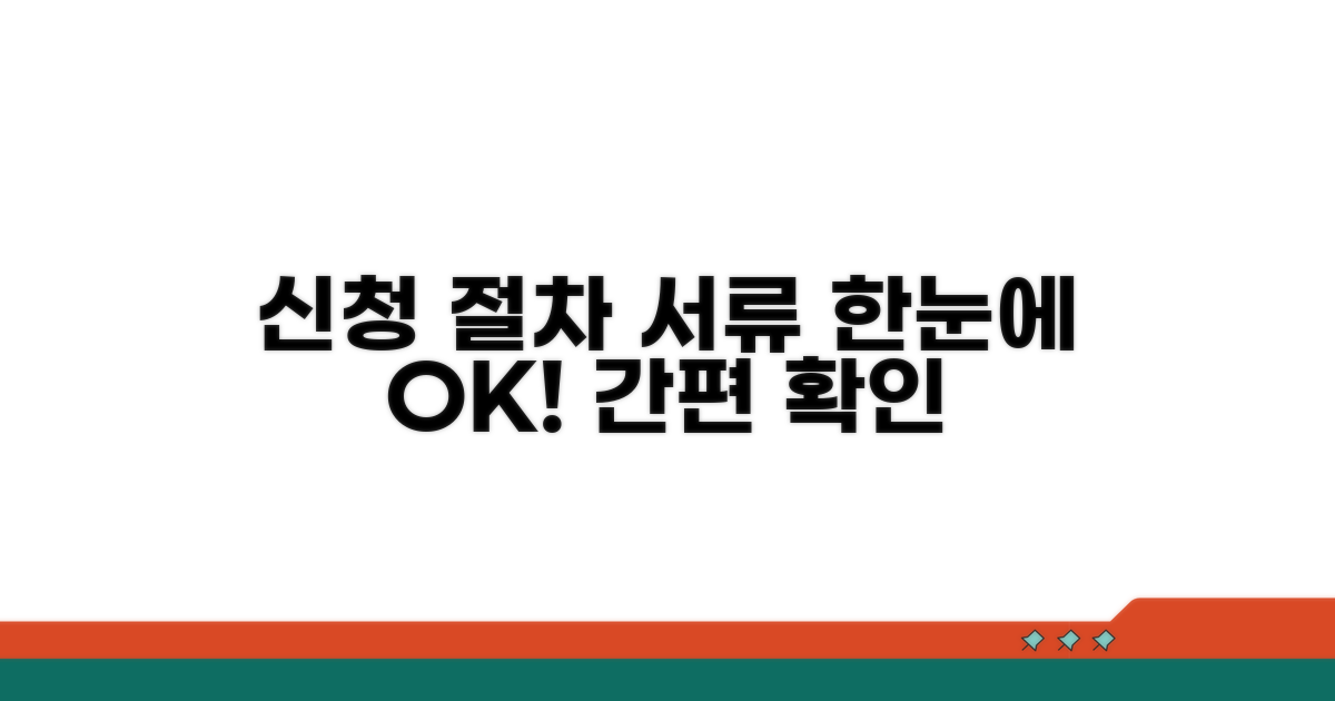 신청 절차와 필요 서류 한눈에 확인